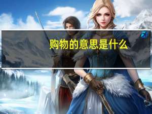购物的意思是什么