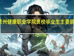 贵州健康职业学院贵校毕业生主要就业去向