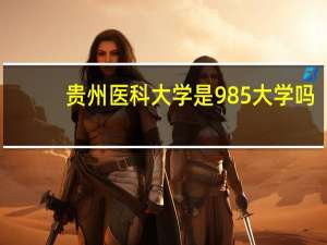 贵州医科大学是985大学吗