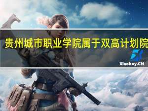 贵州城市职业学院属于双高计划院校吗