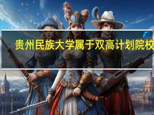 贵州民族大学属于双高计划院校吗