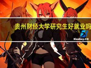 贵州财经大学研究生好就业吗