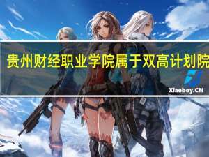 贵州财经职业学院属于双高计划院校吗