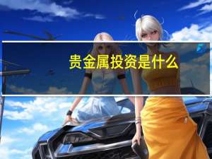 贵金属投资是什么