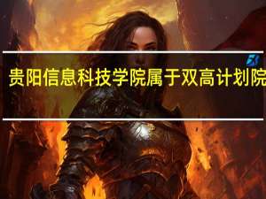贵阳信息科技学院属于双高计划院校吗