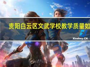 贵阳白云区文武学校教学质量如何