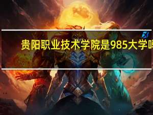 贵阳职业技术学院是985大学吗