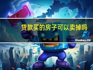 贷款买的房子可以卖掉吗