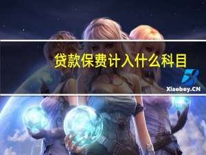 贷款保费计入什么科目