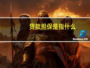 贷款担保是指什么
