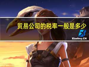 贸易公司的税率一般是多少