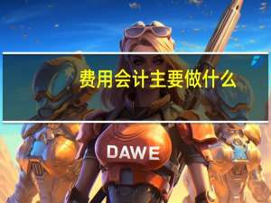 费用会计主要做什么