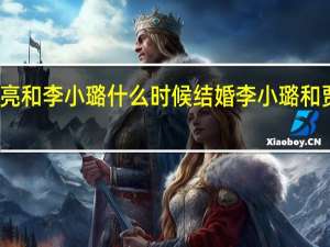 贾乃亮和李小璐什么时候结婚 李小璐和贾乃亮图片