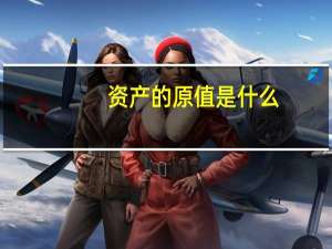资产的原值是什么