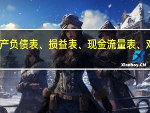 资产负债表、损益表、现金流量表、对照关系
