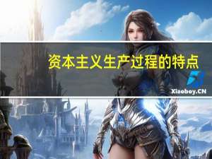 资本主义生产过程的特点