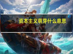 资本主义萌芽什么意思