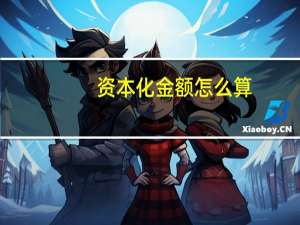 资本化金额怎么算