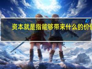 资本就是指能够带来什么的价值