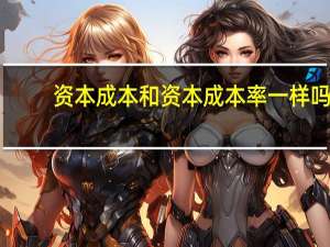 资本成本和资本成本率一样吗（资本成本率公式）