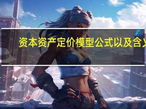 资本资产定价模型公式以及含义