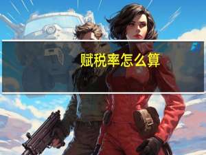 赋税率怎么算