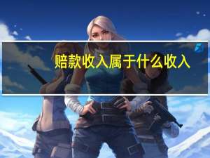 赔款收入属于什么收入