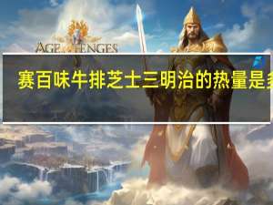 赛百味 牛排芝士三明治的热量是多少