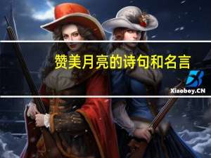 赞美月亮的诗句和名言（赞美月亮的诗句）