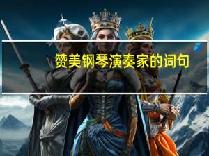 赞美钢琴演奏家的词句