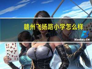 赣州飞扬路小学怎么样