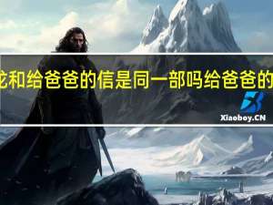 赤子威龙和给爸爸的信是同一部吗 给爸爸的一封信李连杰