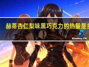 赫蒂 杏仁梨味黑巧克力的热量是多少