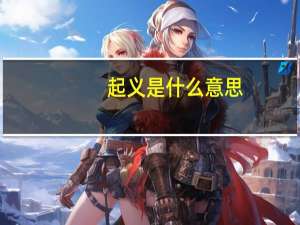 起义是什么意思