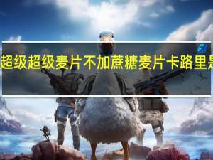 超级 超级 麦片不加蔗糖麦片卡路里是多少
