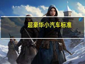 超豪华小汽车标准