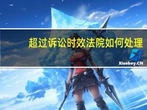超过诉讼时效法院如何处理