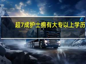 超7成护士拥有大专以上学历，这具有什么意义
