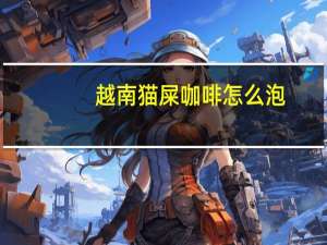 越南猫屎咖啡怎么泡