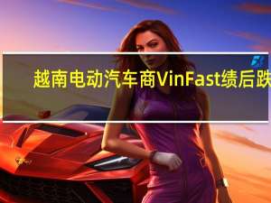 越南电动汽车商VinFast绩后跌3.6% Q2录得净亏损5.267亿美元
