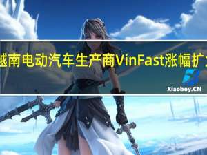越南电动汽车生产商VinFast涨幅扩大至50%