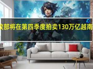 越南财政部将在第四季度拍卖130万亿越南盾的政府债券