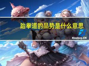 跆拳道的品势是什么意思