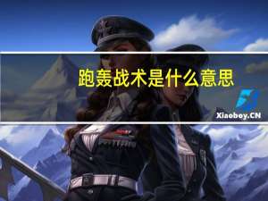 跑轰战术是什么意思（跑轰战术）