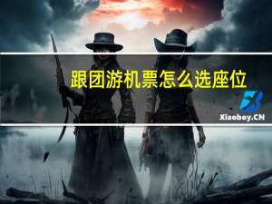 跟团游机票怎么选座位