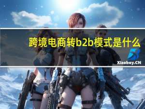 跨境电商转b2b模式是什么