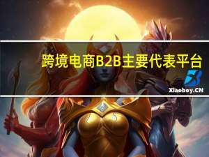 跨境电商B2B主要代表平台