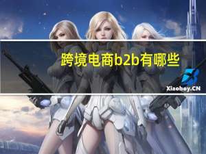 跨境电商b2b有哪些