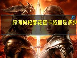 跨海 枸杞枣花蜜卡路里是多少