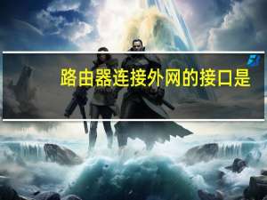 路由器连接外网的接口是（路由器连接）